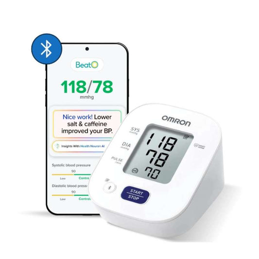 OMRON HEM-7140T1 Bluetooth BP Monitor Powered by BeatO App