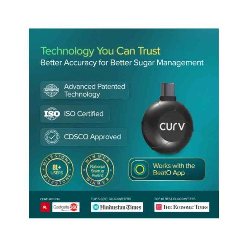 BeatO CURV Glucometer