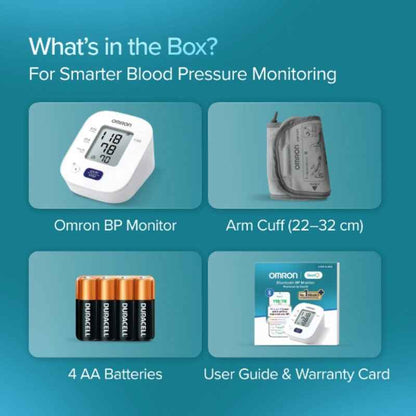 OMRON HEM-7140T1 Bluetooth BP Monitor Powered by BeatO App